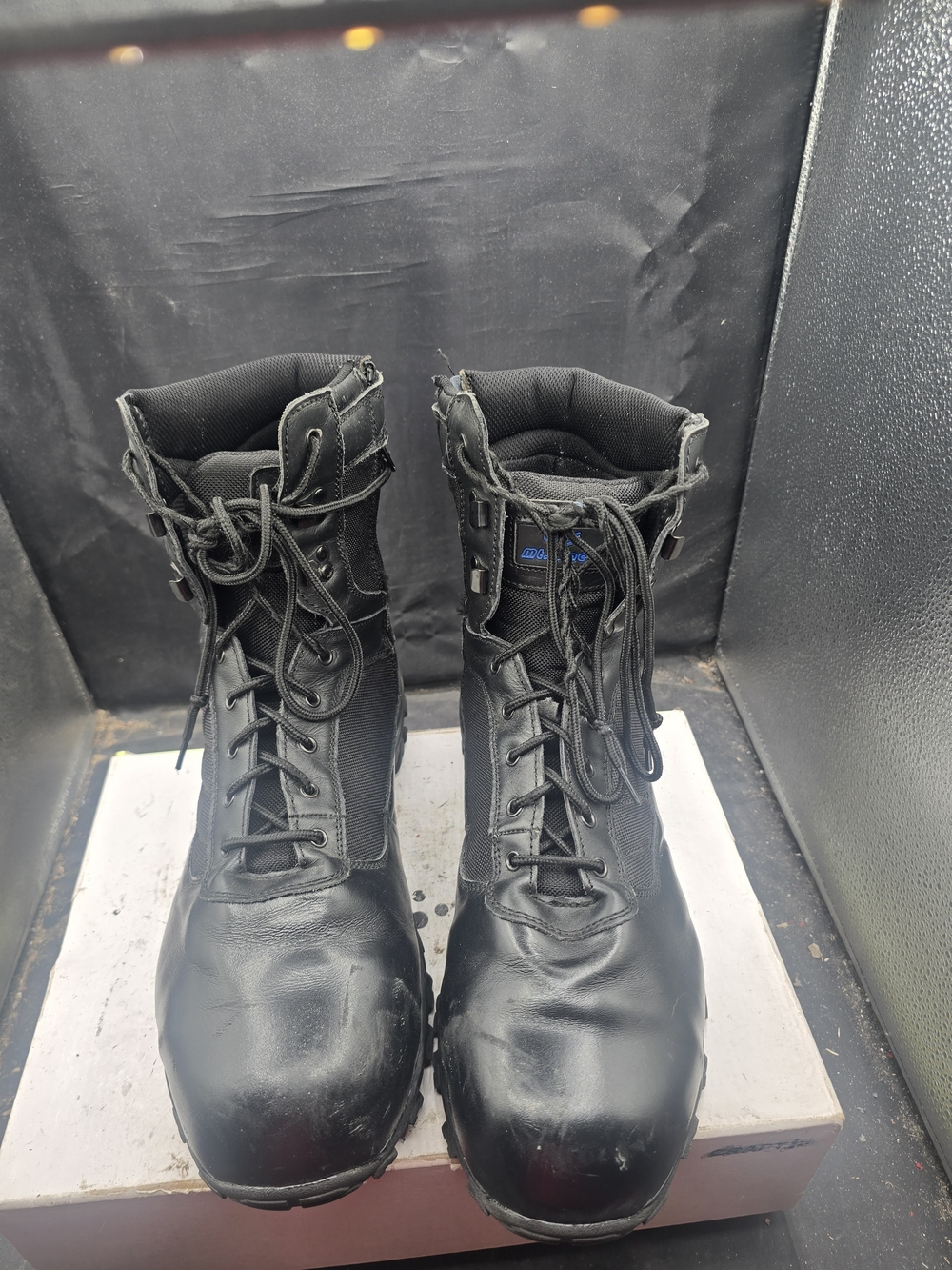 Men's Black‎ Tactical Lace-Up Combat Boots